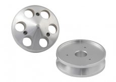 Mr. Gasket Alternator Pulley - Aluminum With Nose Piece - Single Groove