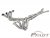 PFADT Series Tri-Y Long Tube Header & X-Pipe 304 Stainless Steel With Cat - Corvette